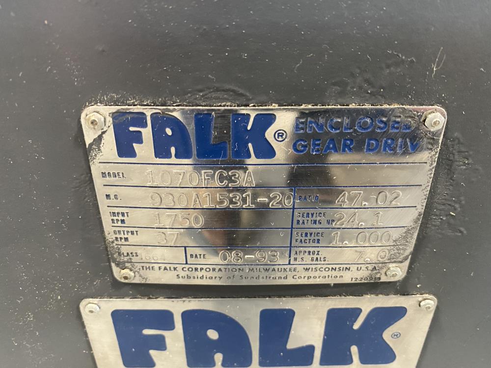 Falk Enclosed Gear Drive, 47.02 Ratio, #1070FC3A